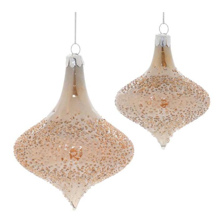 Melrose, Champagne Glass Onion Ornament, Various Sizes