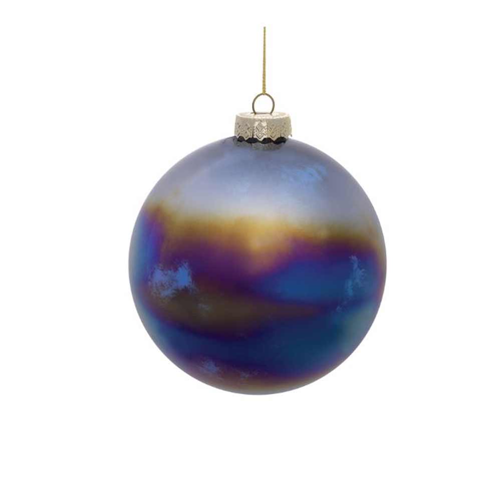 Melrose, Glass Dark Ball Ornament, Various Sizes