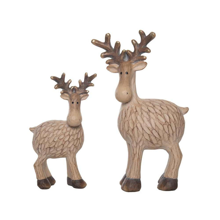 Transpac, Woodland Moose Standing Textured Figure