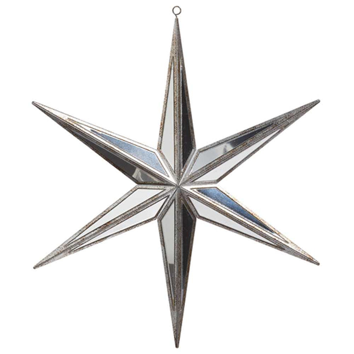 RAZ, Silver Mirror Star Ornament, Various Sizes