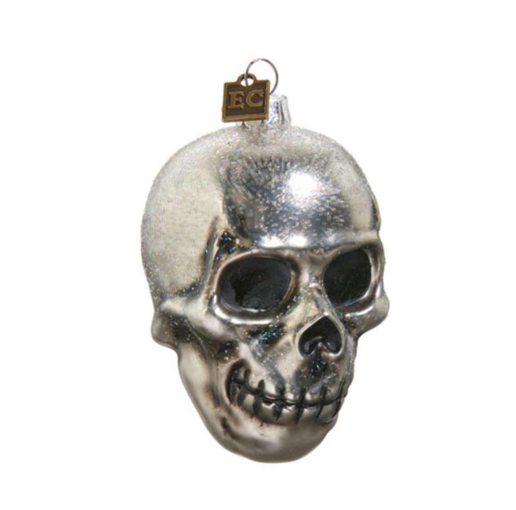 RAZ, Skully Ornament, 3.25"