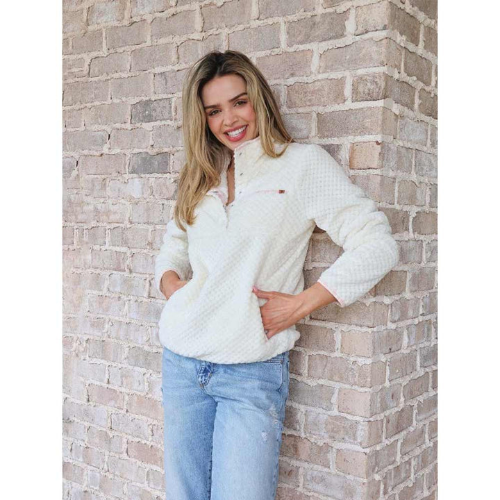 Simply Southern, Simply Soft Pullover, Ivory