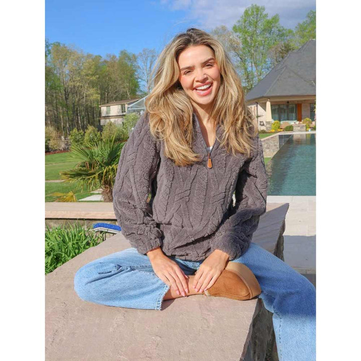 Simply Southern, Kate Pullover, Pavement Gray