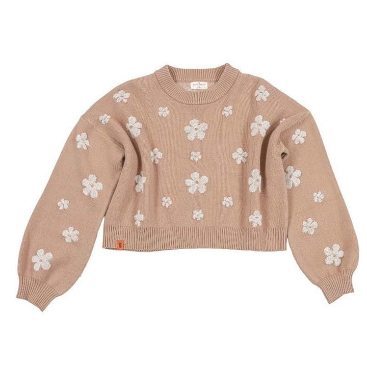 Simply Southern, Cropped Sweater, Flower