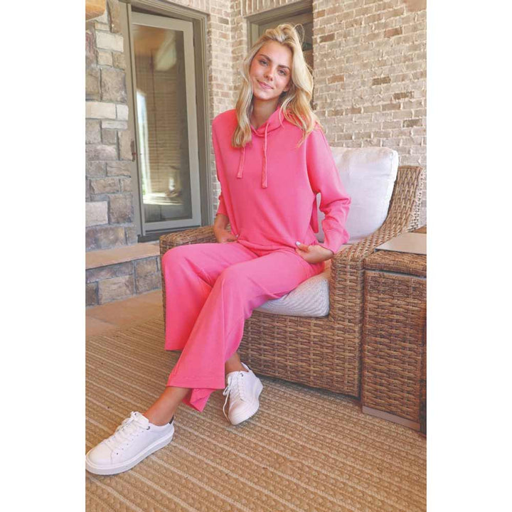 Simply Southern, Cropped Hoodie, Pink