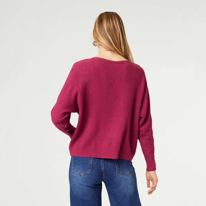 Coco+Carmen, Relax Pullover Sweater, Beaujolais