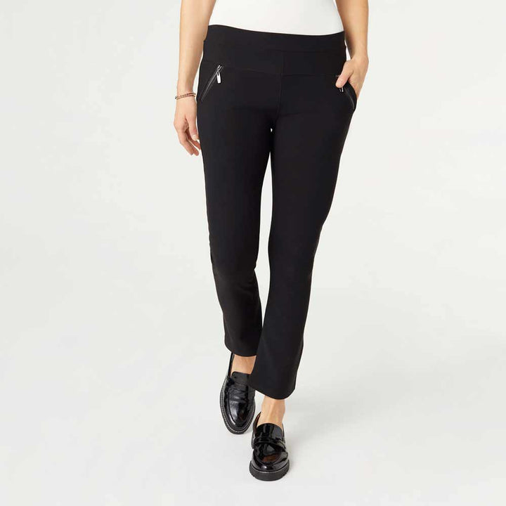 Coco+Carmen, Zip Pocket Flare Leggings, Black