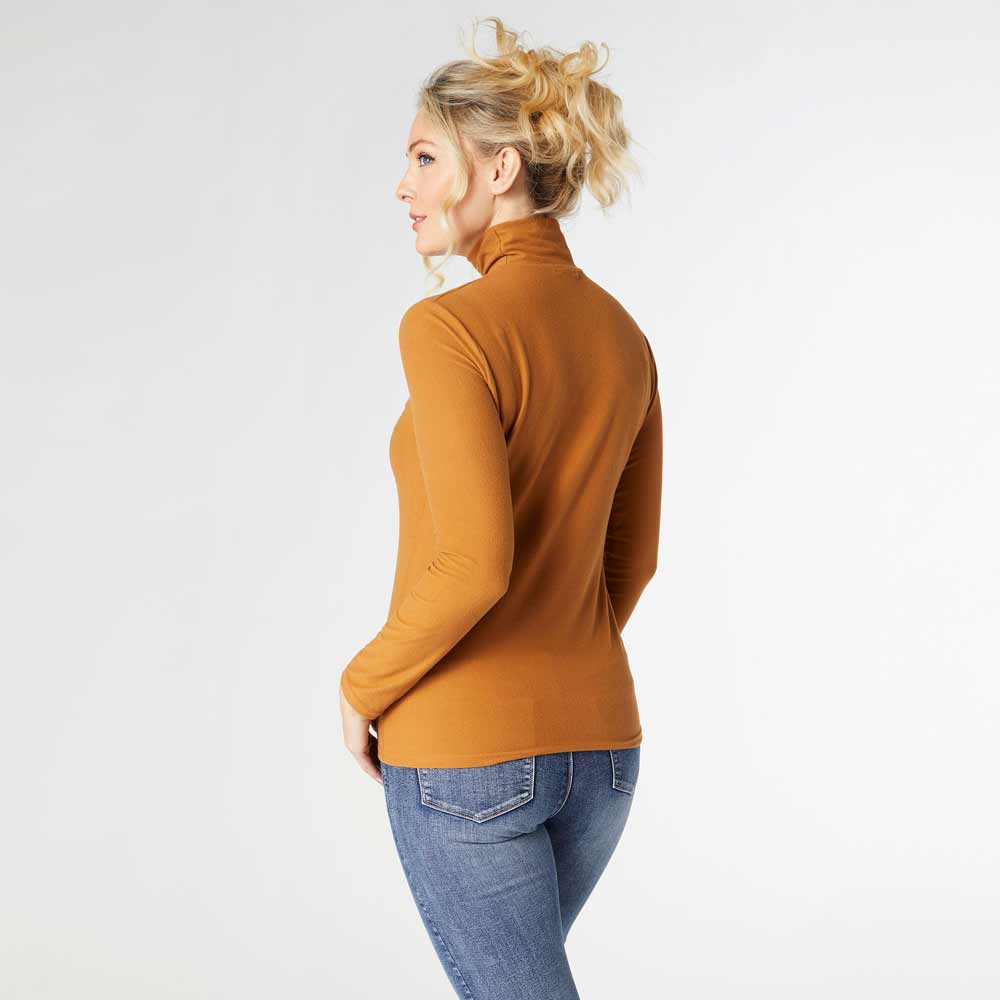 Coco+Carmen, Long Sleeve Turtleneck, Camel