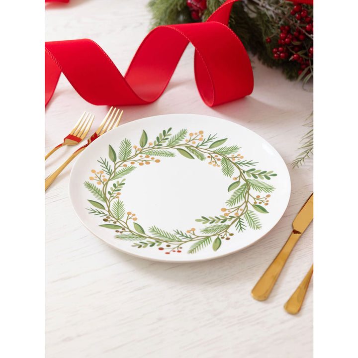 Mary Square, Dinner Plate, Wreath