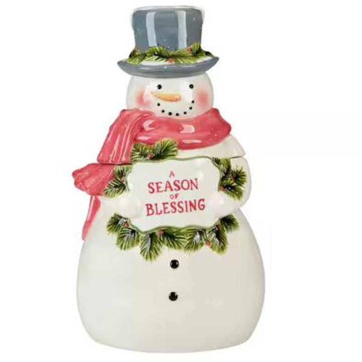 Certified International, Snowman Greeting 3D Cookie Jar