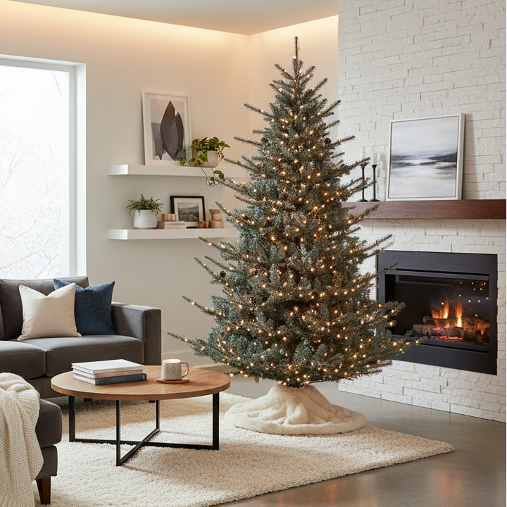 Direct Export, 7.5ft. Rainier Pine Tree, Clear