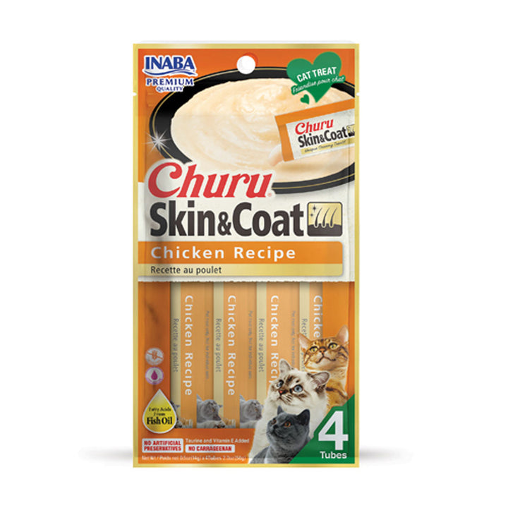 Inaba, Churo Skin & Coat Tuna, 2 oz., 4pk