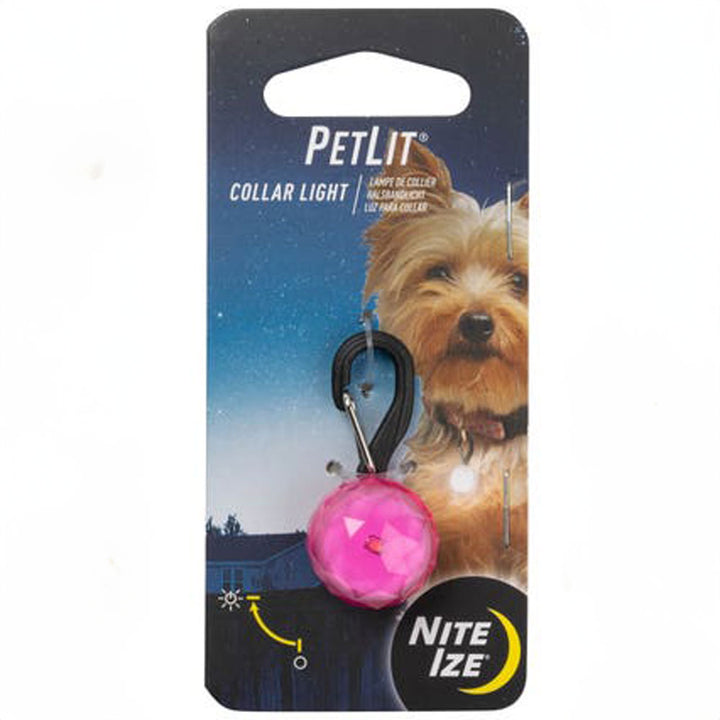 Nite Ize, Pet Lit LED Jewel, Pink