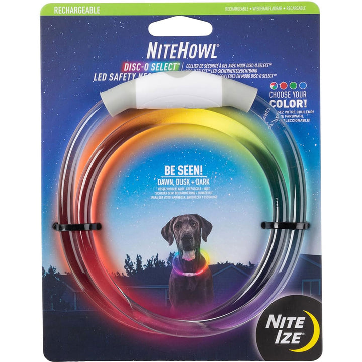 Nite Ize, NiteHowl Rechargeable LED Safety Necklace - Disc-O Select