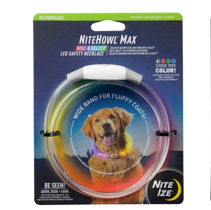 Nite Ize, NiteHowl Max Rechargeable LED Safety Necklace - Disc-O Select