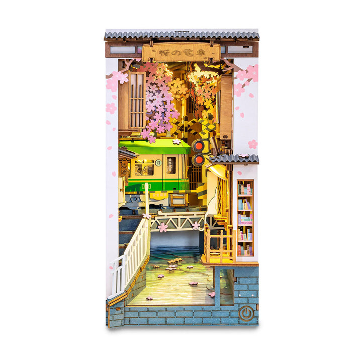 Robotime, Sakura Tram Miniature Book Nook Kit