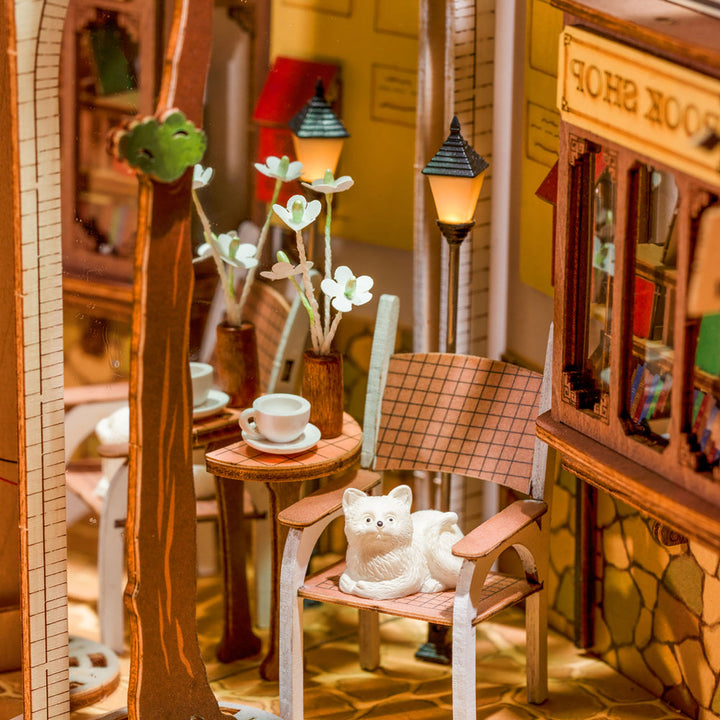 Robotime, Sunshine Town Miniature Book Nook Kit