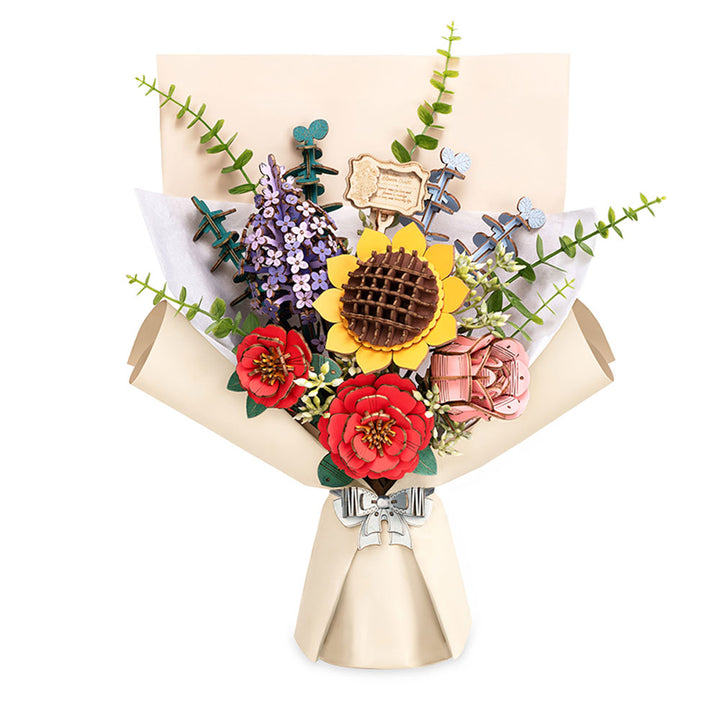 Robotime, Wooden Flower Bouquet Wood Craft