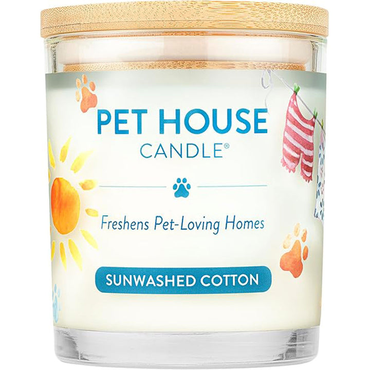 Pet House, Sunwashed Cotton Candle