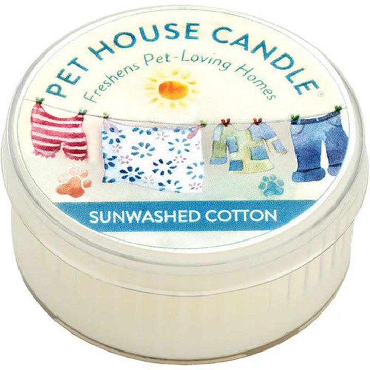 Pet House, Sunwashed Cotton Candle