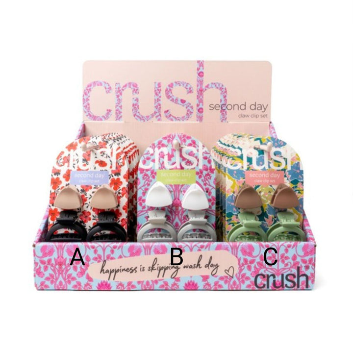 Crush Second Day Claw Clip Set, Assorted and Sold Separately