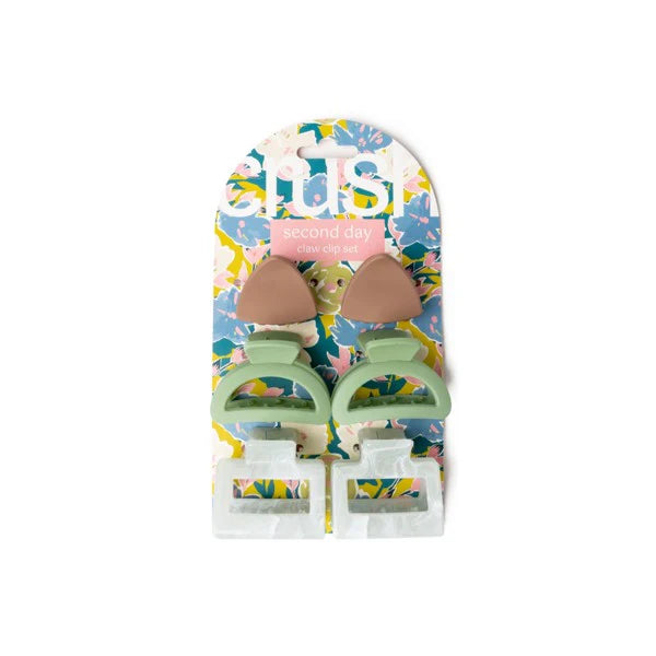 Crush Second Day Claw Clip Set, Assorted and Sold Separately
