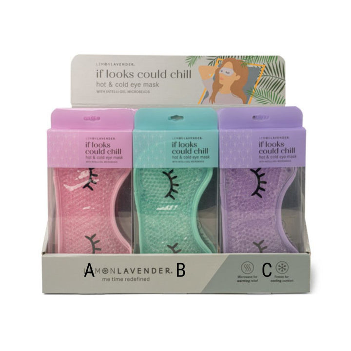 Lemon Lavender If Looks Could Chill Hot & Cold Gel Eye Mask, Assorted and Sold Separately