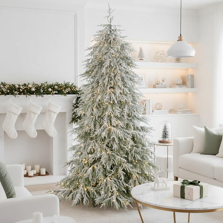 Norfolk Flock Tree Clear 7.5ft