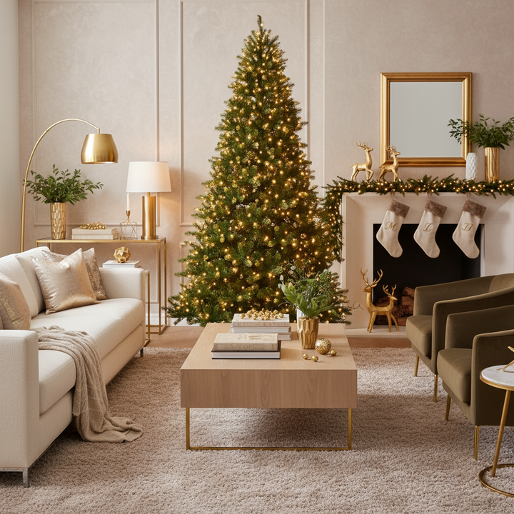 7.5' Grand Illumination, Color Changing, Rice Light, 1-2 Christmas Tree