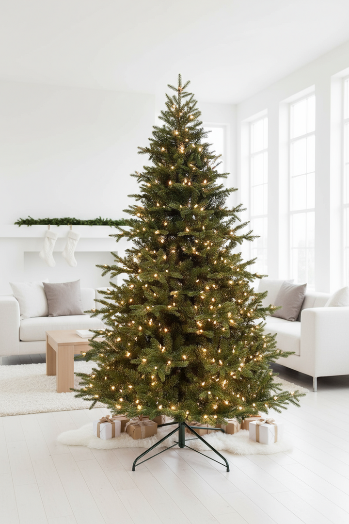 7.5' North Valley Spruce, Color Change Classic T5 Insta Shape Christmas Tree