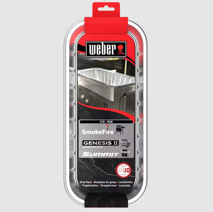 Weber, 10 pk 11X5X2.5 Foil Liner