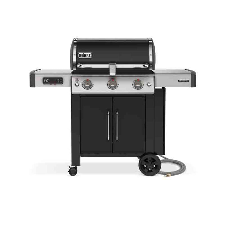 Weber Genesis II EX-315 Natural Gas Smart Grill, Black