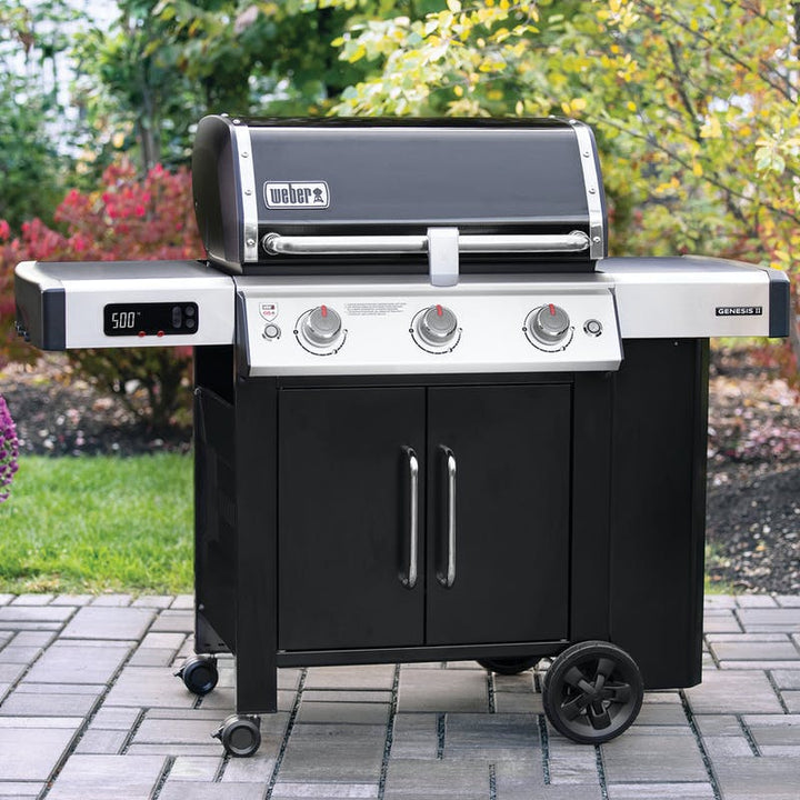 Weber Genesis II EX-315 Natural Gas Smart Grill, Black