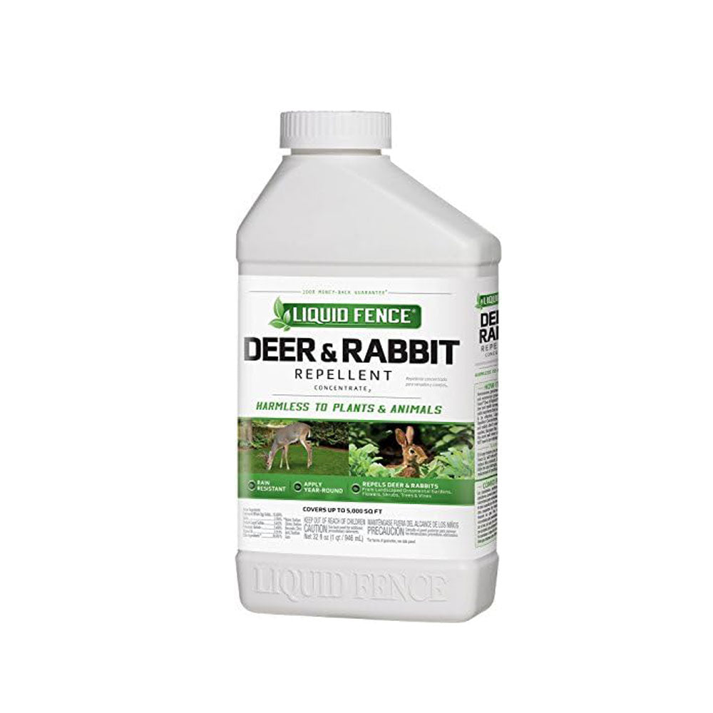 Liquid Fence, Deer and Rabbit Repellent Concentrate, 32 oz