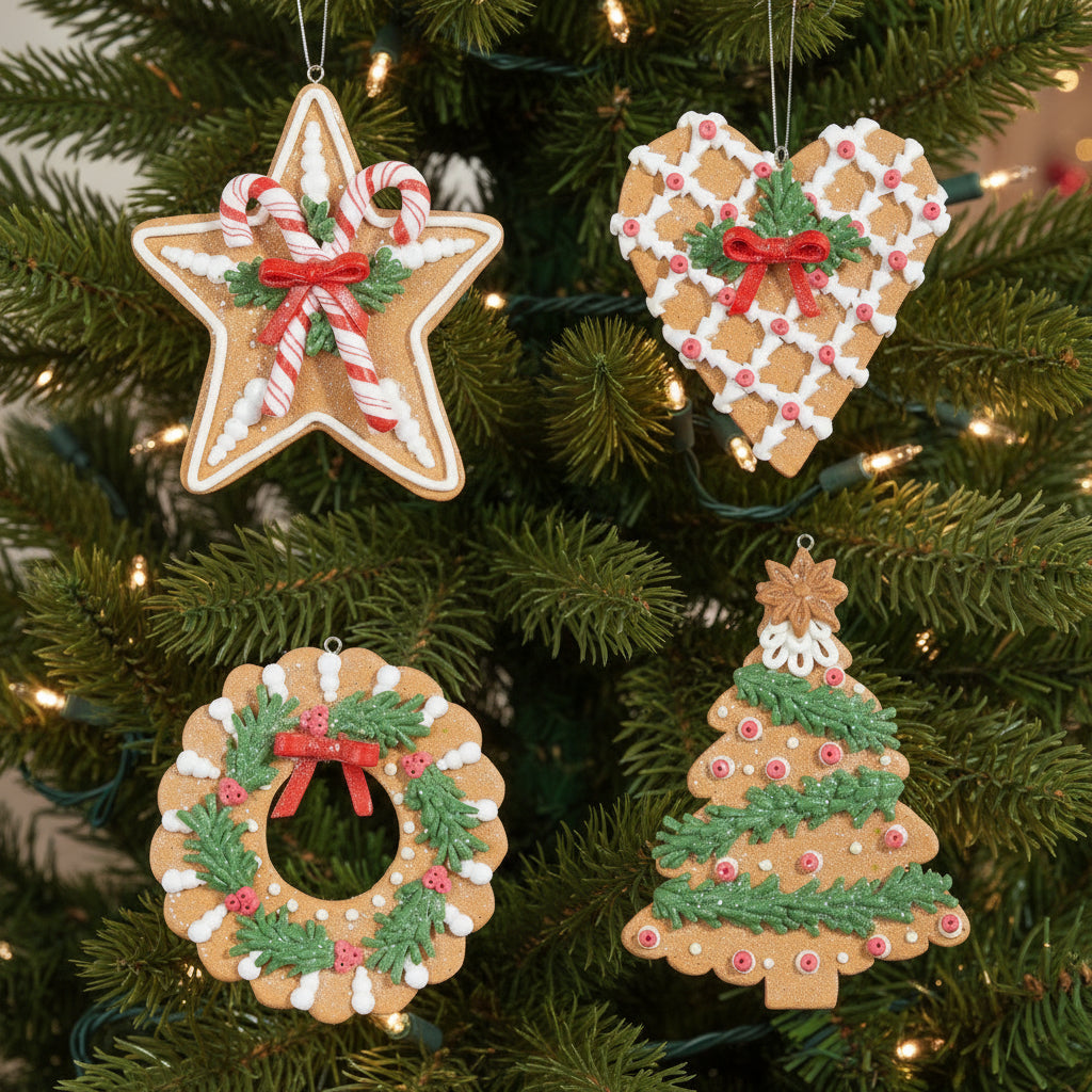 5" Holiday Gingerbread Ornament - Assorted & Sold Separately