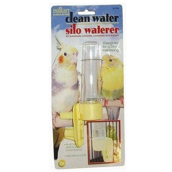 JW Clean Water Silo Bird Waterer (small, 60 ml) <b>Colors will Vary</b>