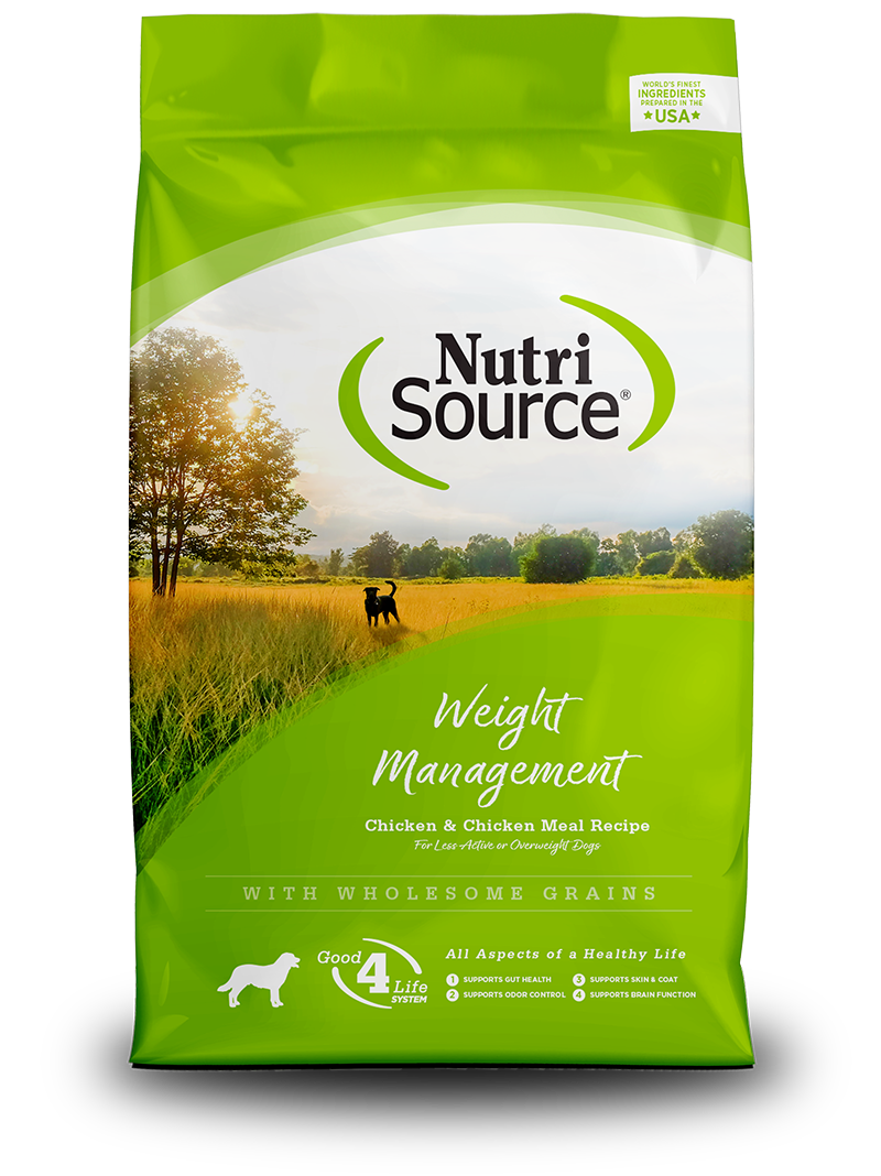 NutriSource Weight Management Chicken & Rice Recipe Dog Food