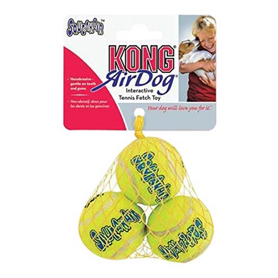 KONG SQUEAKER TENNIS BALLS DOG TOY, X-SMALL (3 PACK)