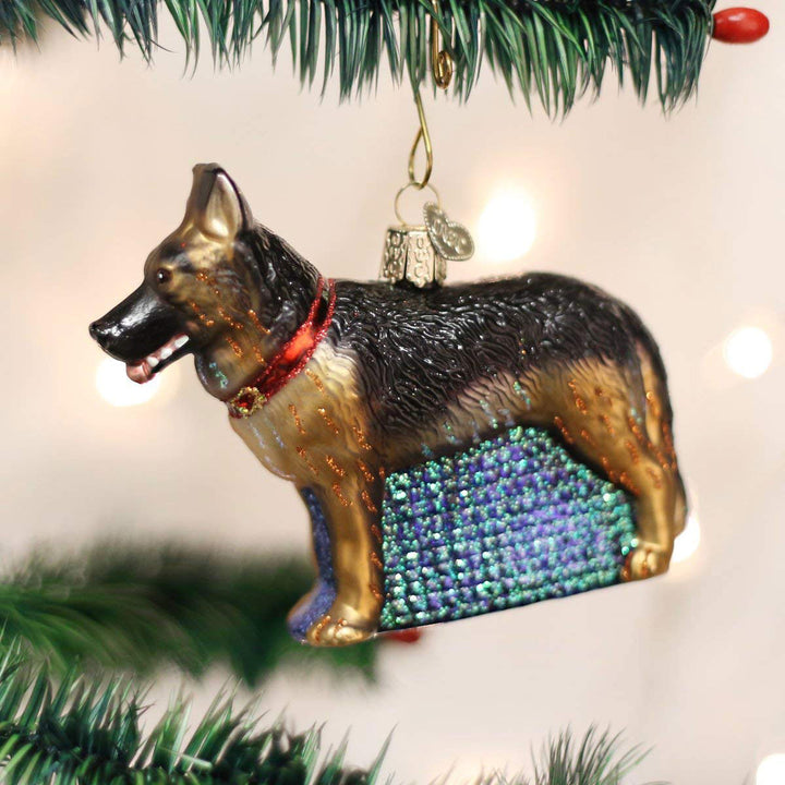 Old World Christmas German Shepherd Ornament