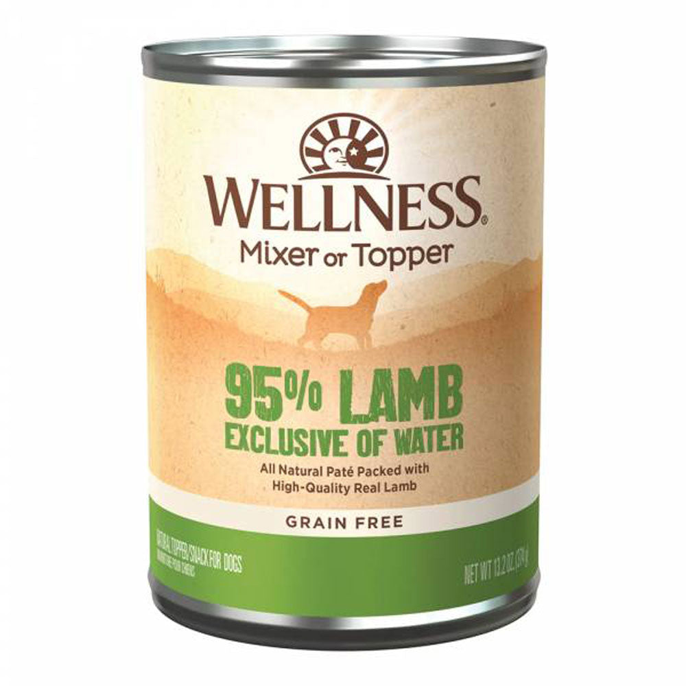 Wellness, Ninety-Five Percent Lamb Grain-Free Canned Dog Food, 13.2 oz.