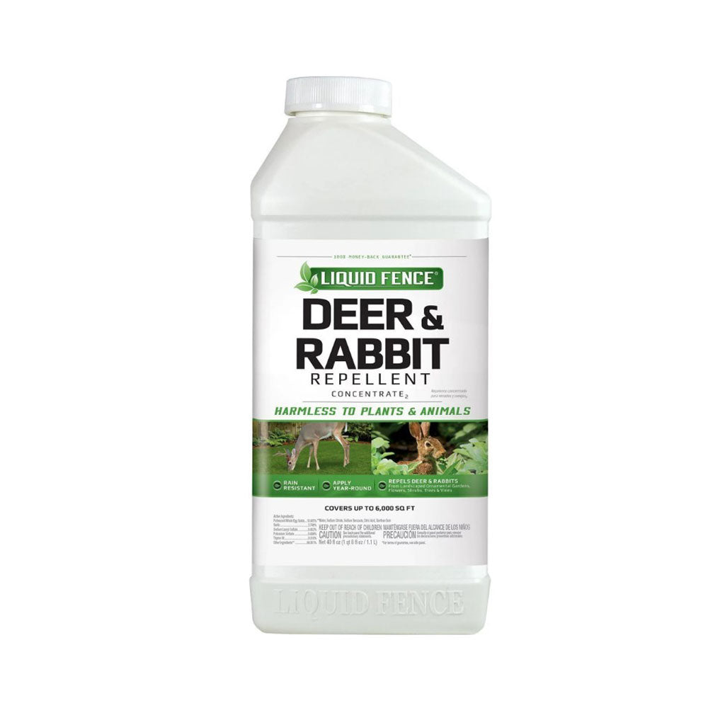 Liquid Fence, Deer and Rabbit Repellent Concentrate, 40 oz