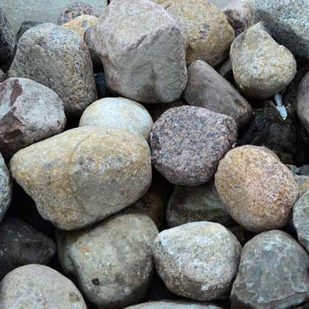 Wisconsin Cobbles 8"- 18", Bulk Stone Sold By The Ton