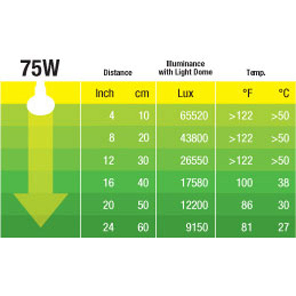 Exo Terra Halogen Basking Spot, 75 W