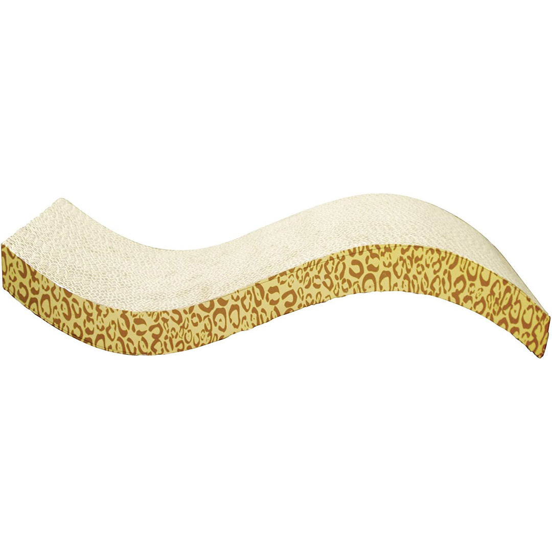 Catit Scratcher S-Chaise w/ Catnip, Animal Print