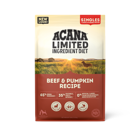Acana - Singles Beef & Pumpkin Recipe, 25lbs