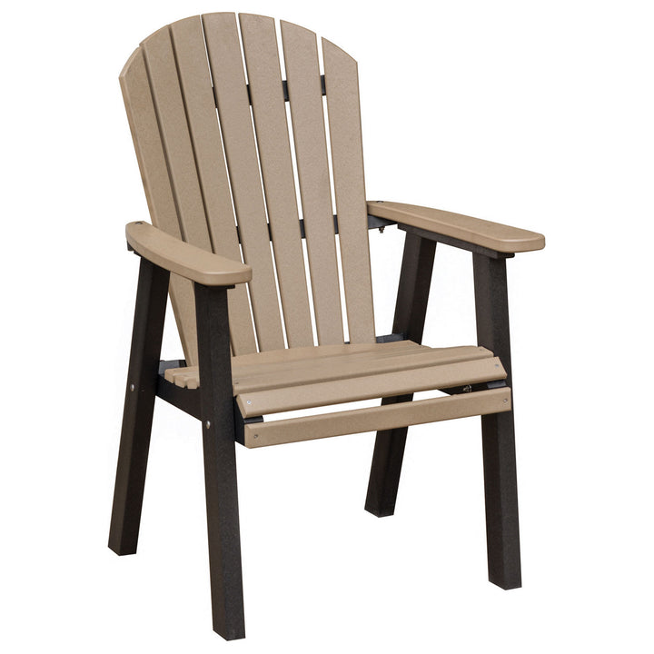 Berlin Gardens Comfo-Back Dining Chair, Antique Mahogany on Black