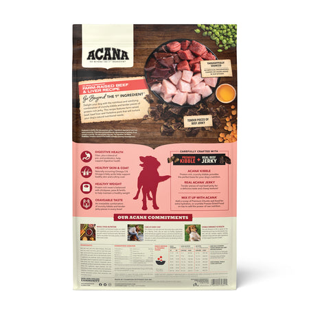 Acana Butcher's Favorites Farm-Raised Beef & Liver Recipe, 17lb