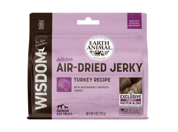 Wisdom Air Dried Turkey Jerky, 4oz