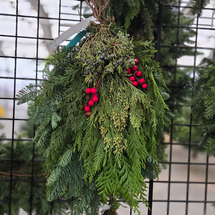 Traditional Swag, Fresh Cut Greenery Arrangement