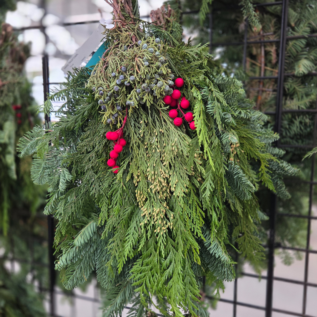Traditional Swag, Fresh Cut Greenery Arrangement